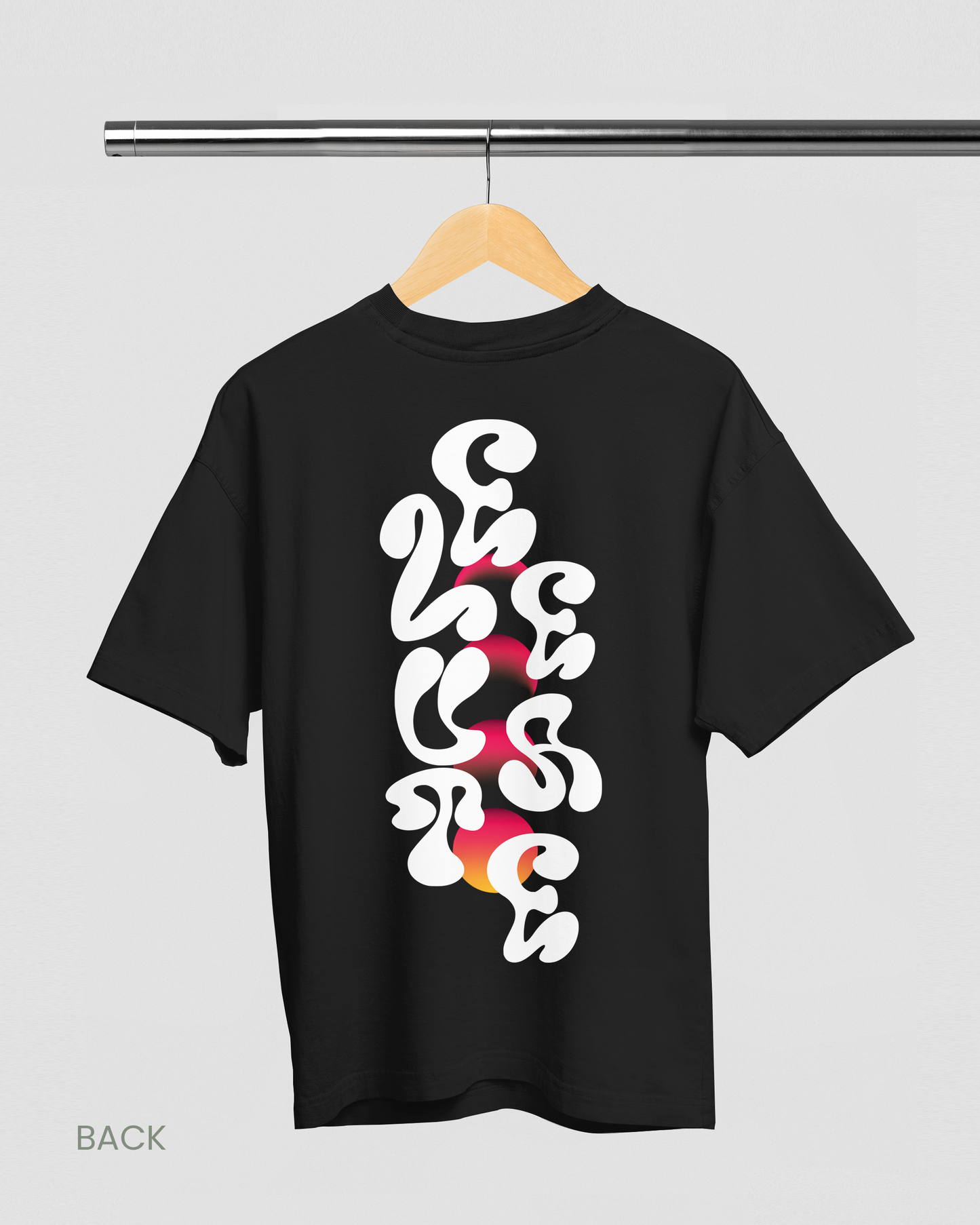 ELEVATE: BLACK OVERSIZED MEN'S T-SHIRT