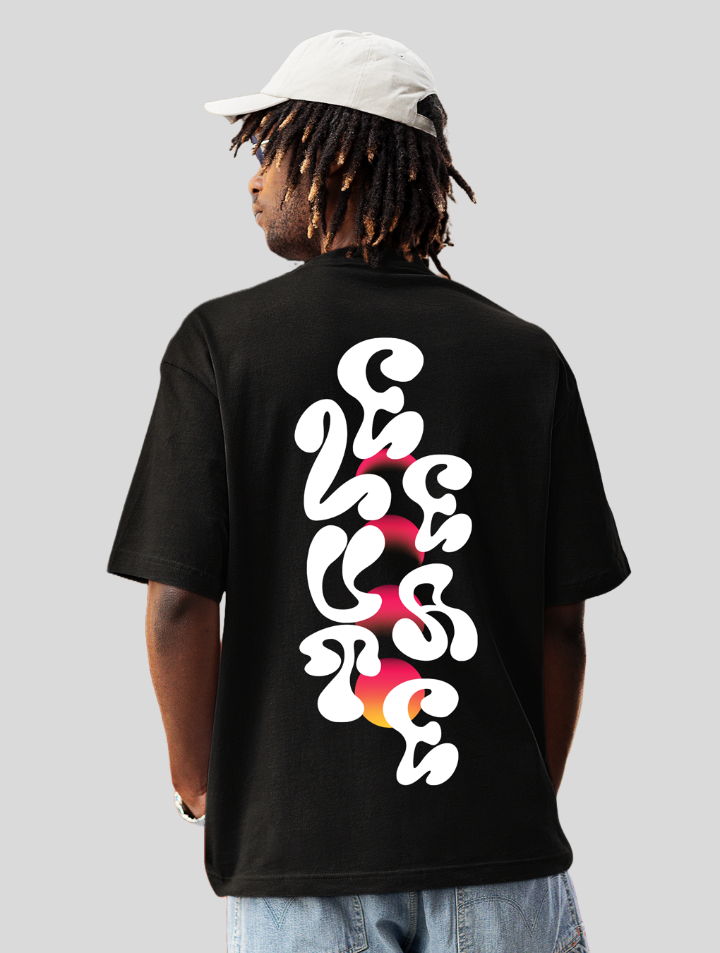 ELEVATE: BLACK OVERSIZED MEN'S T-SHIRT