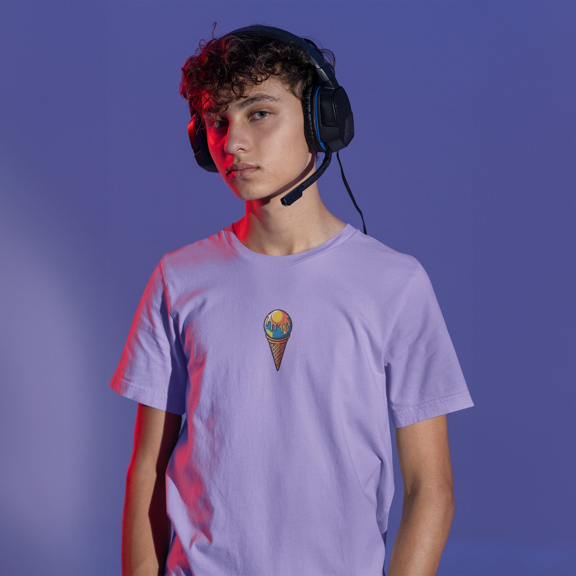 global-warning-iris-lavender-round-neck-t-shirt