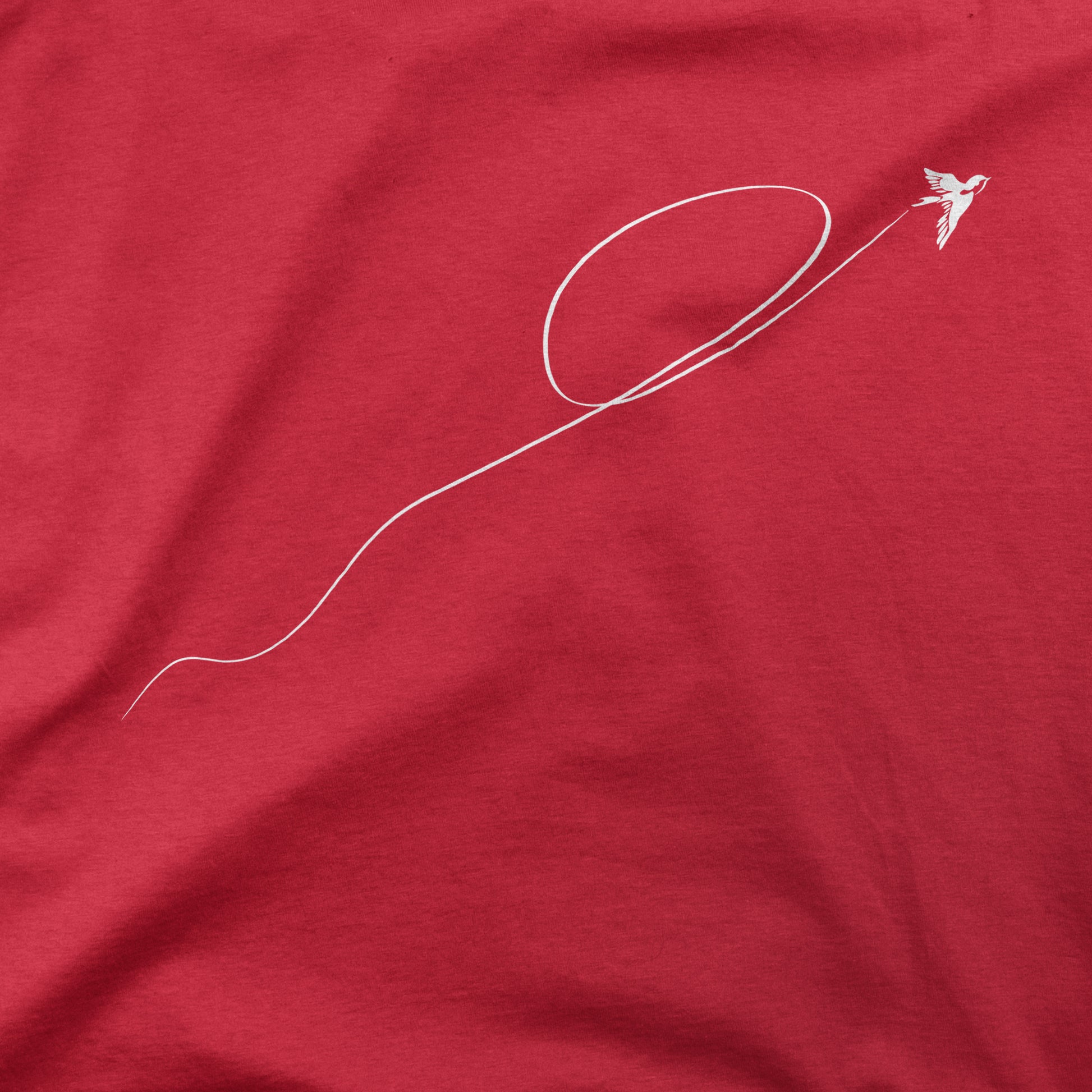 flight-red-round-neck-men-t-shirt