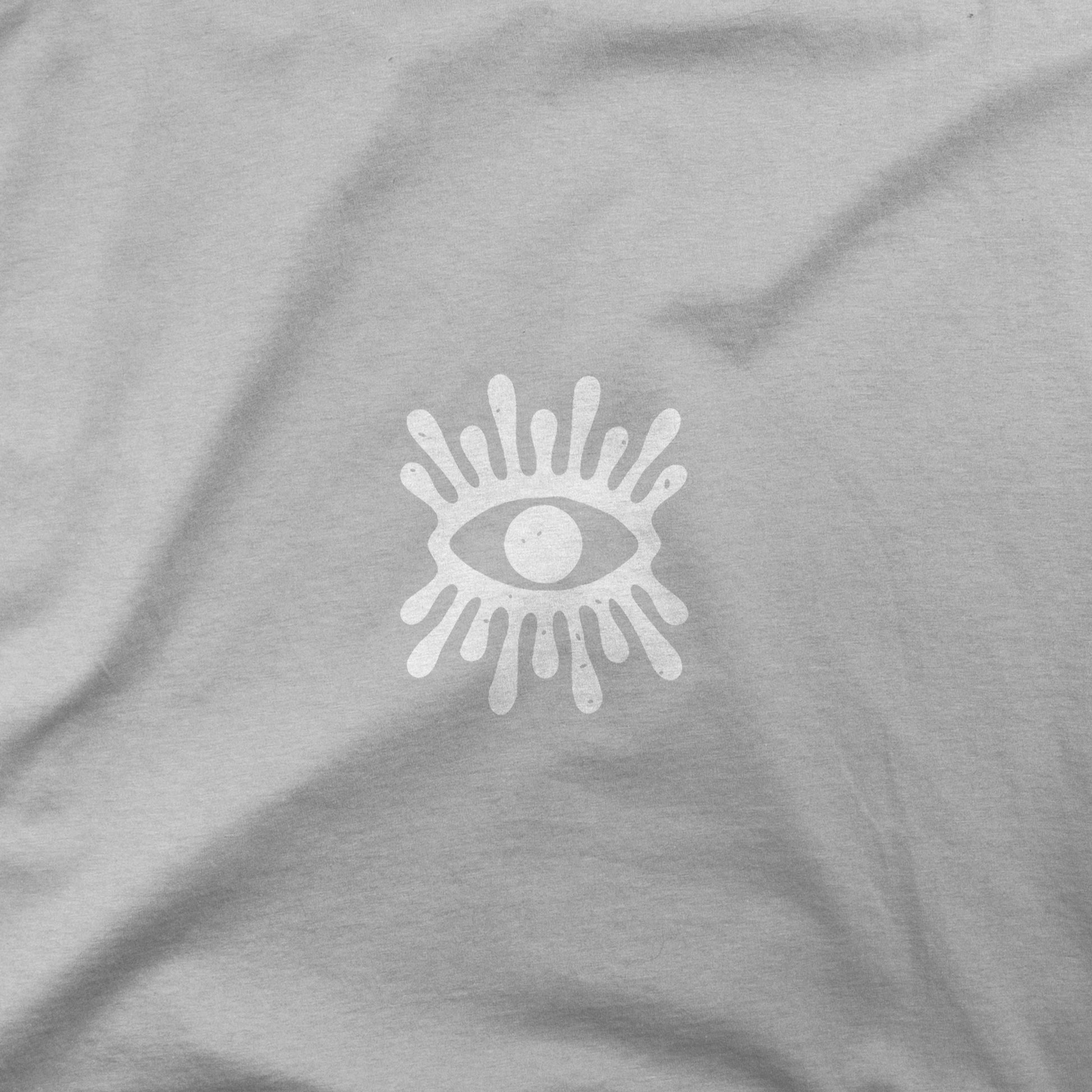 watch-out-melange-grey-round-neck-t-shirt