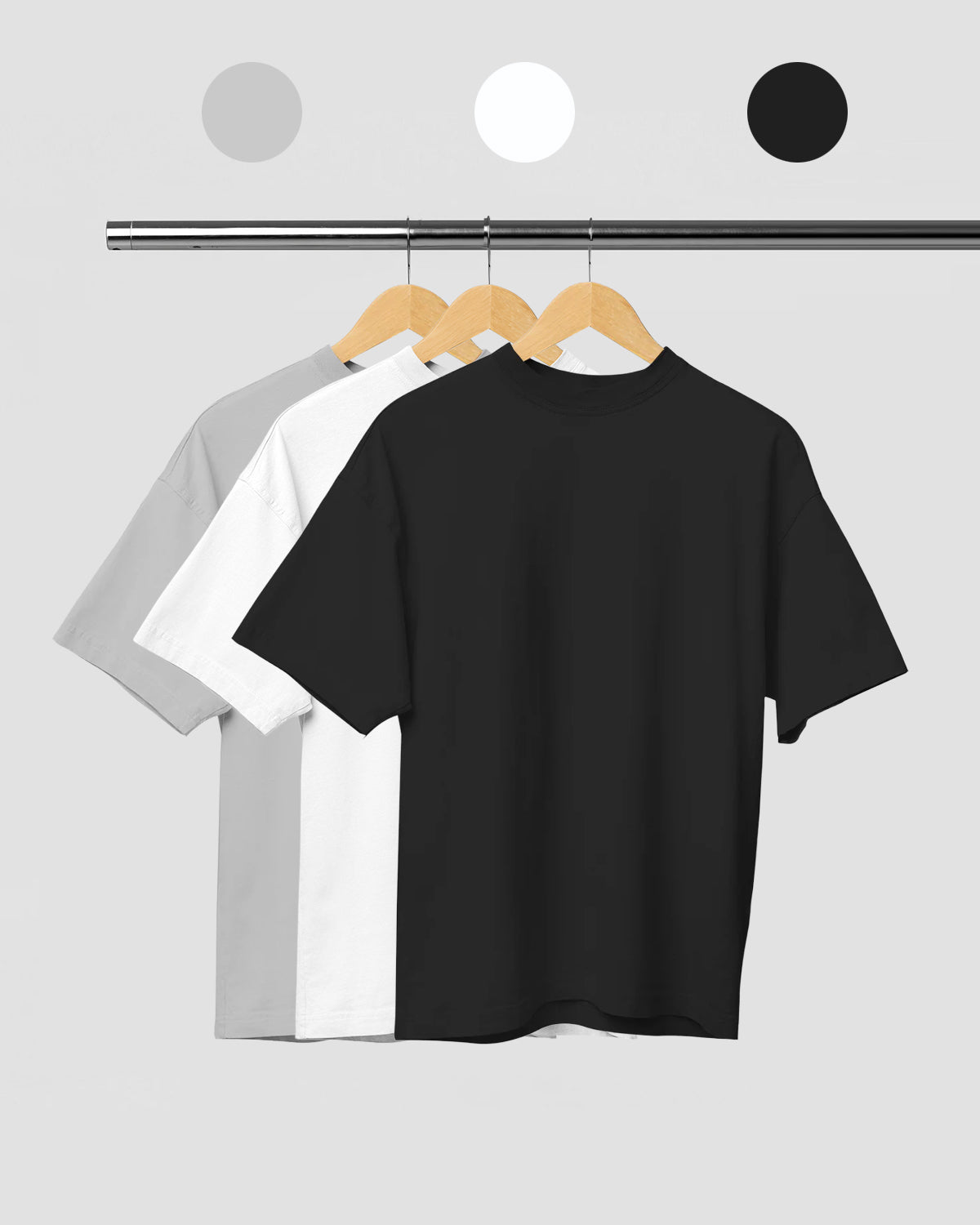PREMIUM PACK OF 3: ASH GREY, WHITE, BLACK