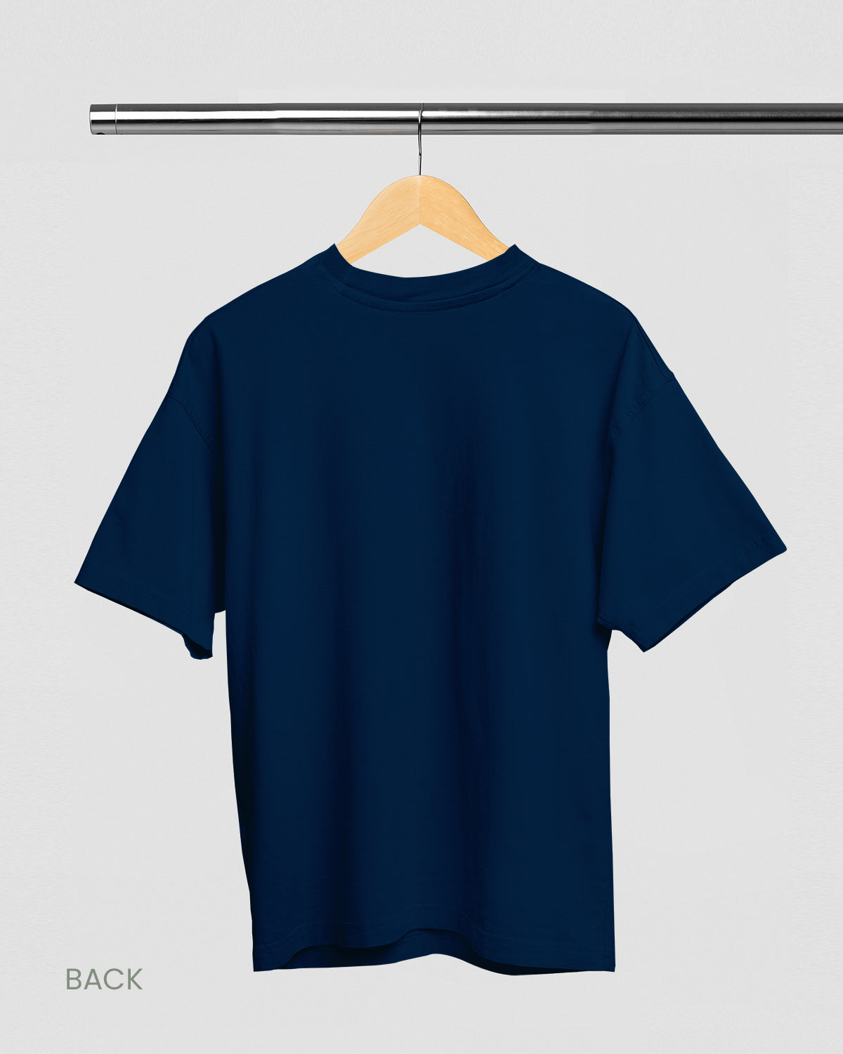 SOLID PLAIN: NAVY BLUE PREMIUM OVERSIZED T-SHIRT