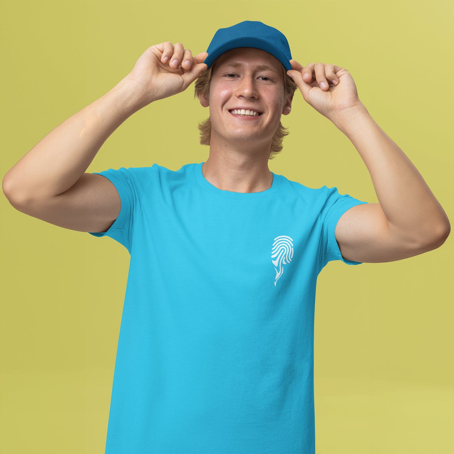 thumbprint-sky-blue-round-neck-t-shirt