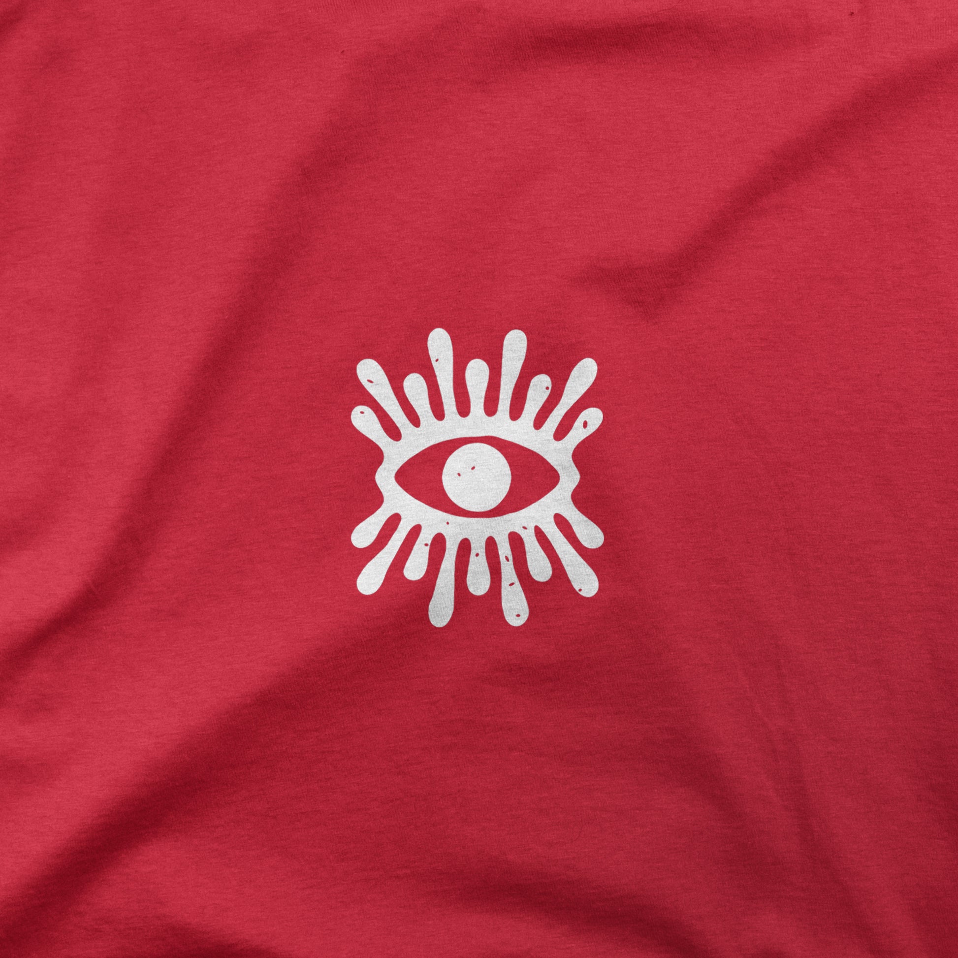watch-out-red-round-neck-t-shirt