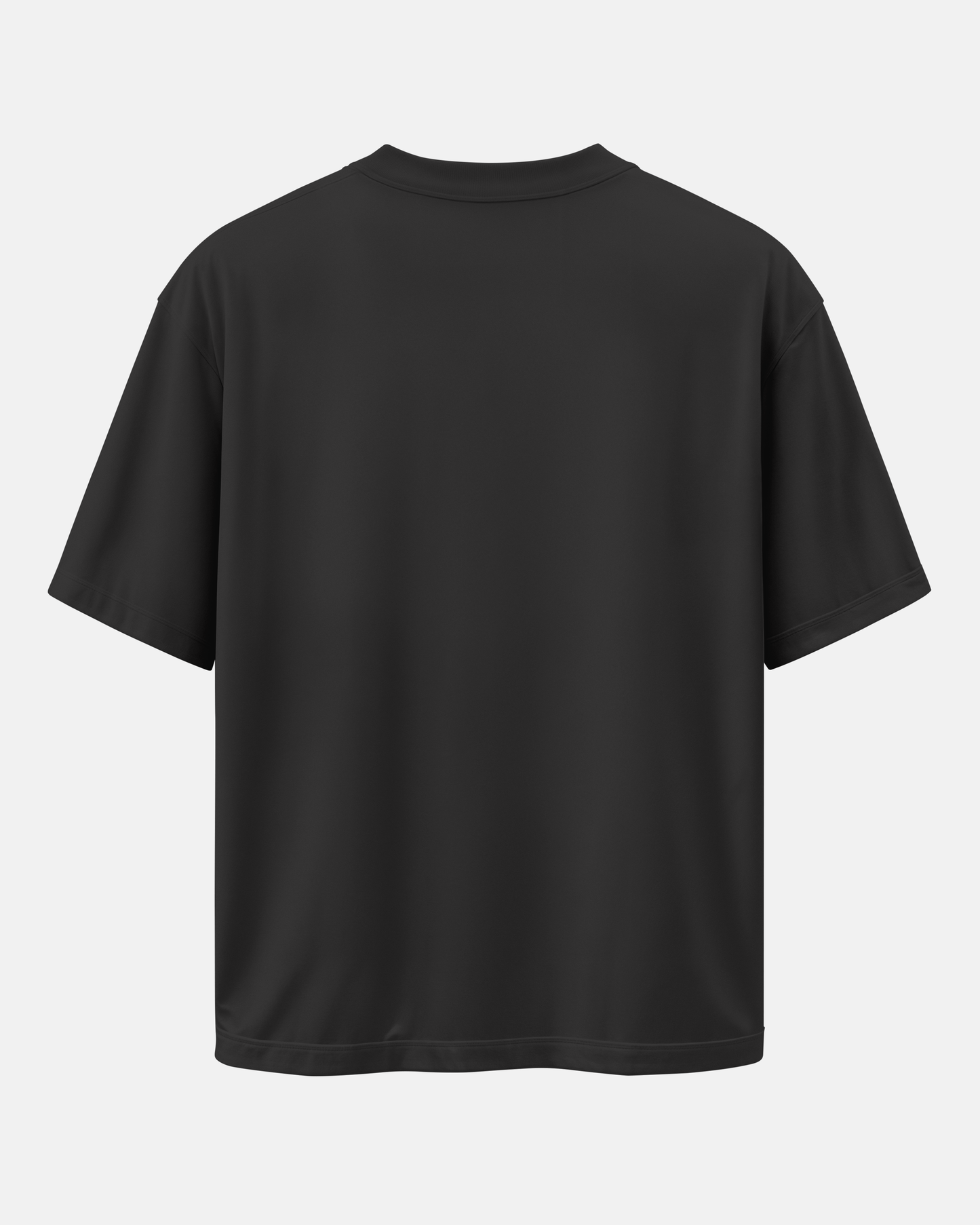WELCOME TO THE GAME: Black Oversized T-Shirt