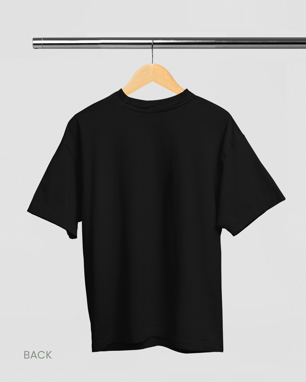 AUTHORITY: BLACK OVERSIZED T-SHIRT