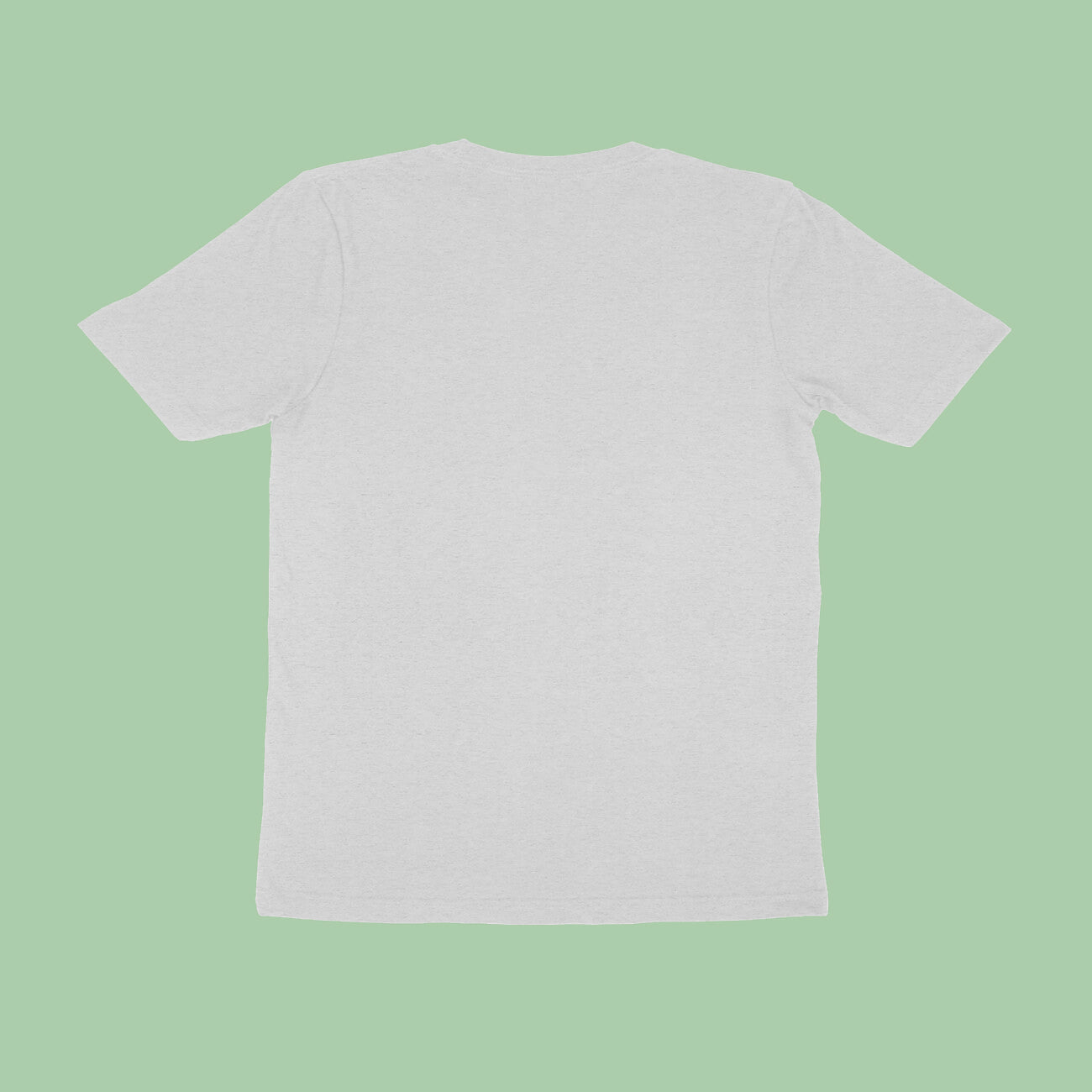 watch-out-melange-grey-round-neck-t-shirt
