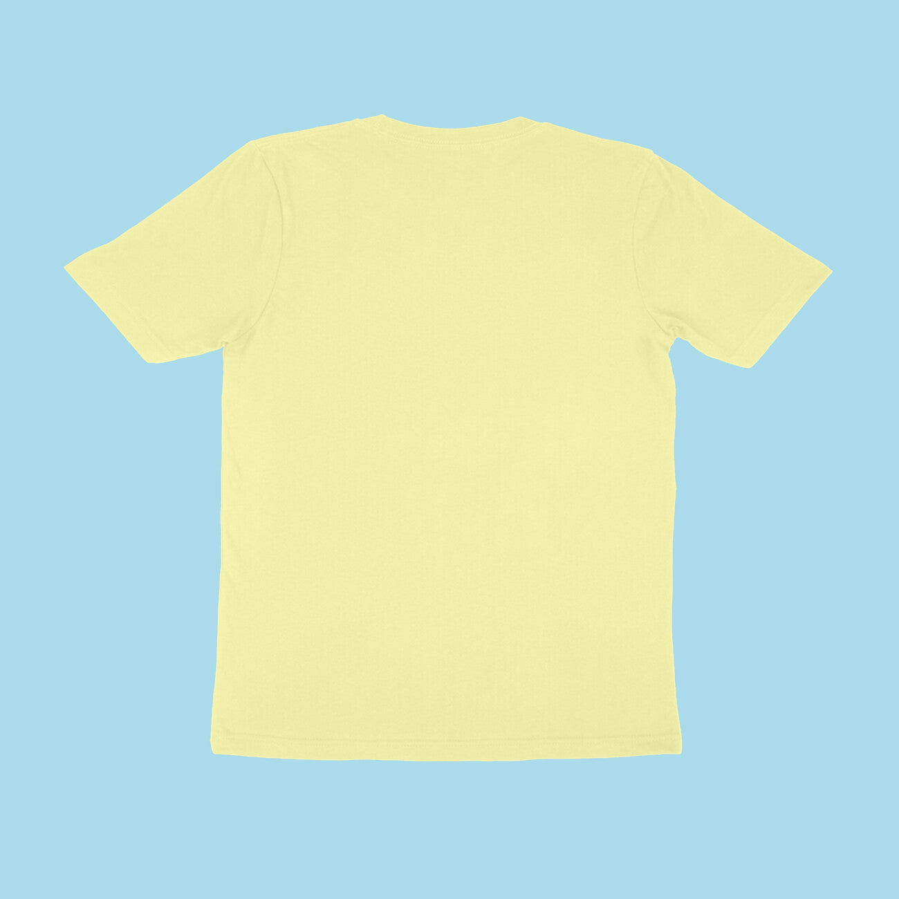 shroom-butter-yellow-round-neck-t-shirt