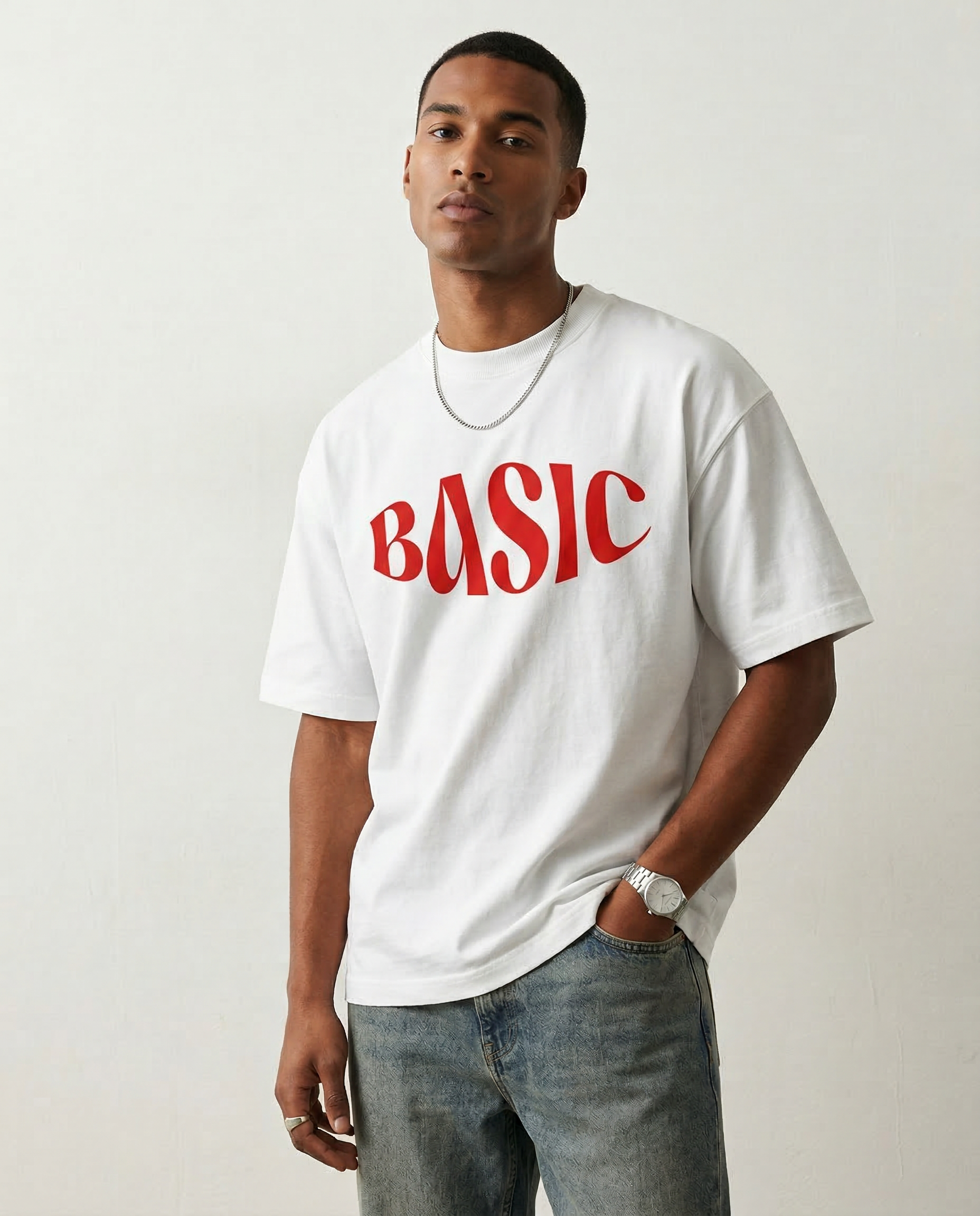 うっちーさん Oversized Round Neck T-Shirt Hushy Rushy: Online Fashion | Premium T-Shirts & Trendy Designs