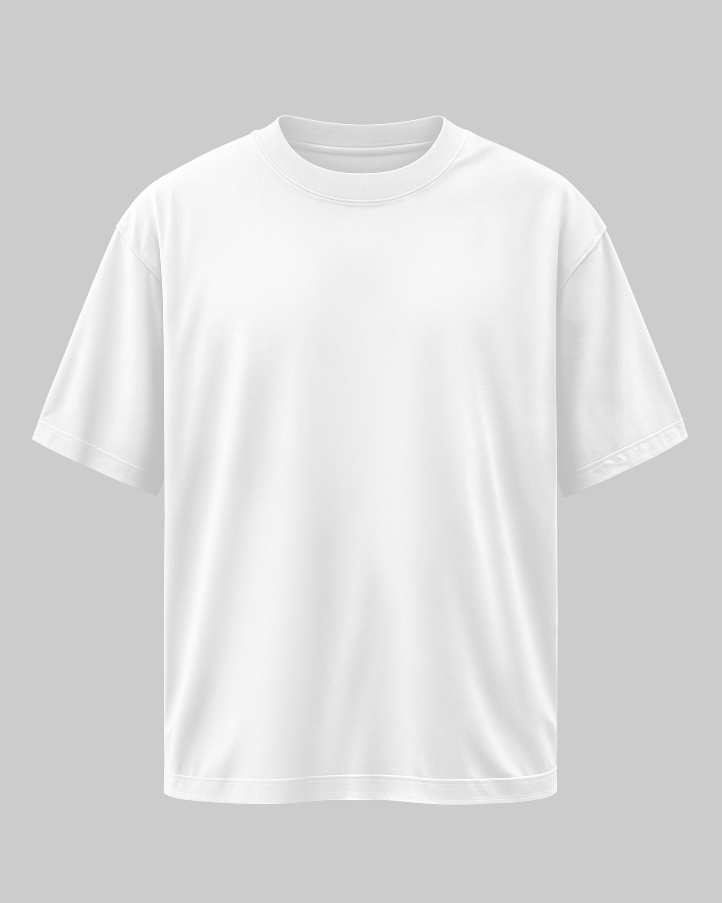 DELHI: White Oversized T-Shirt