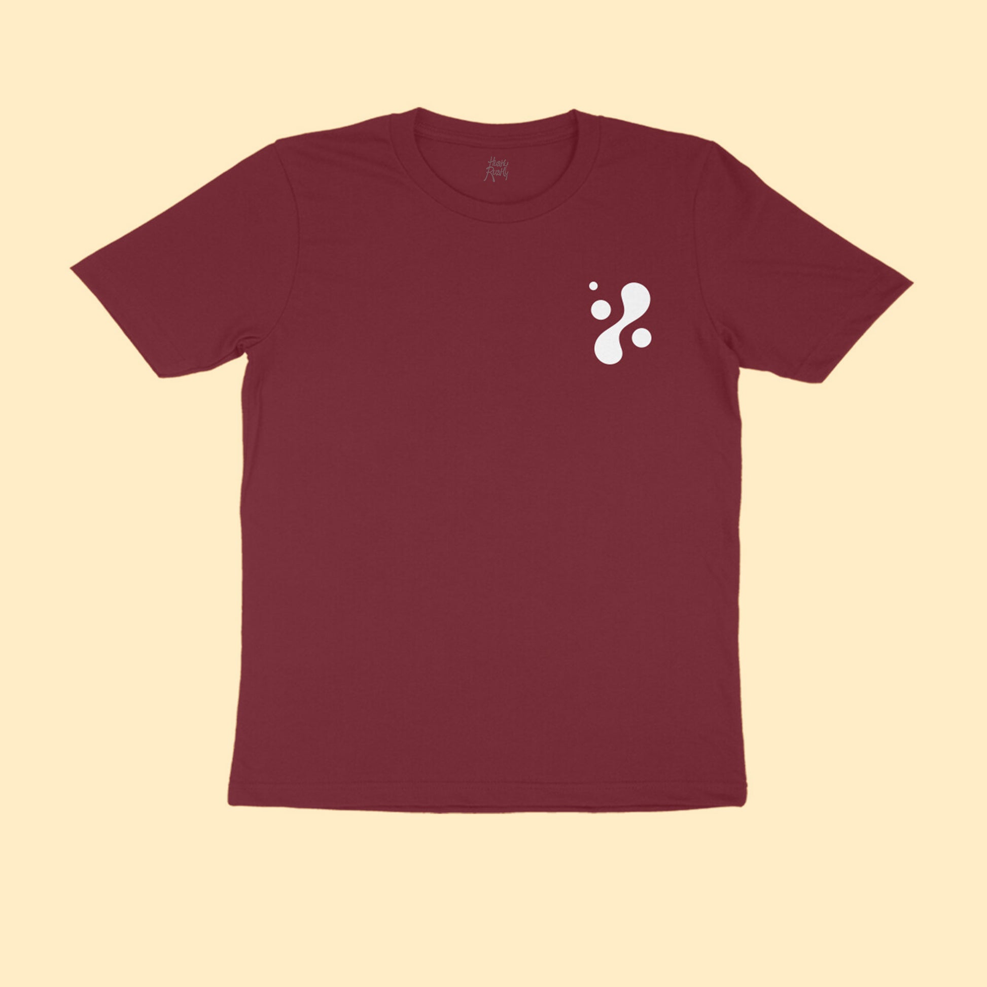 wiggle-maroon-round-neck-t-shirt