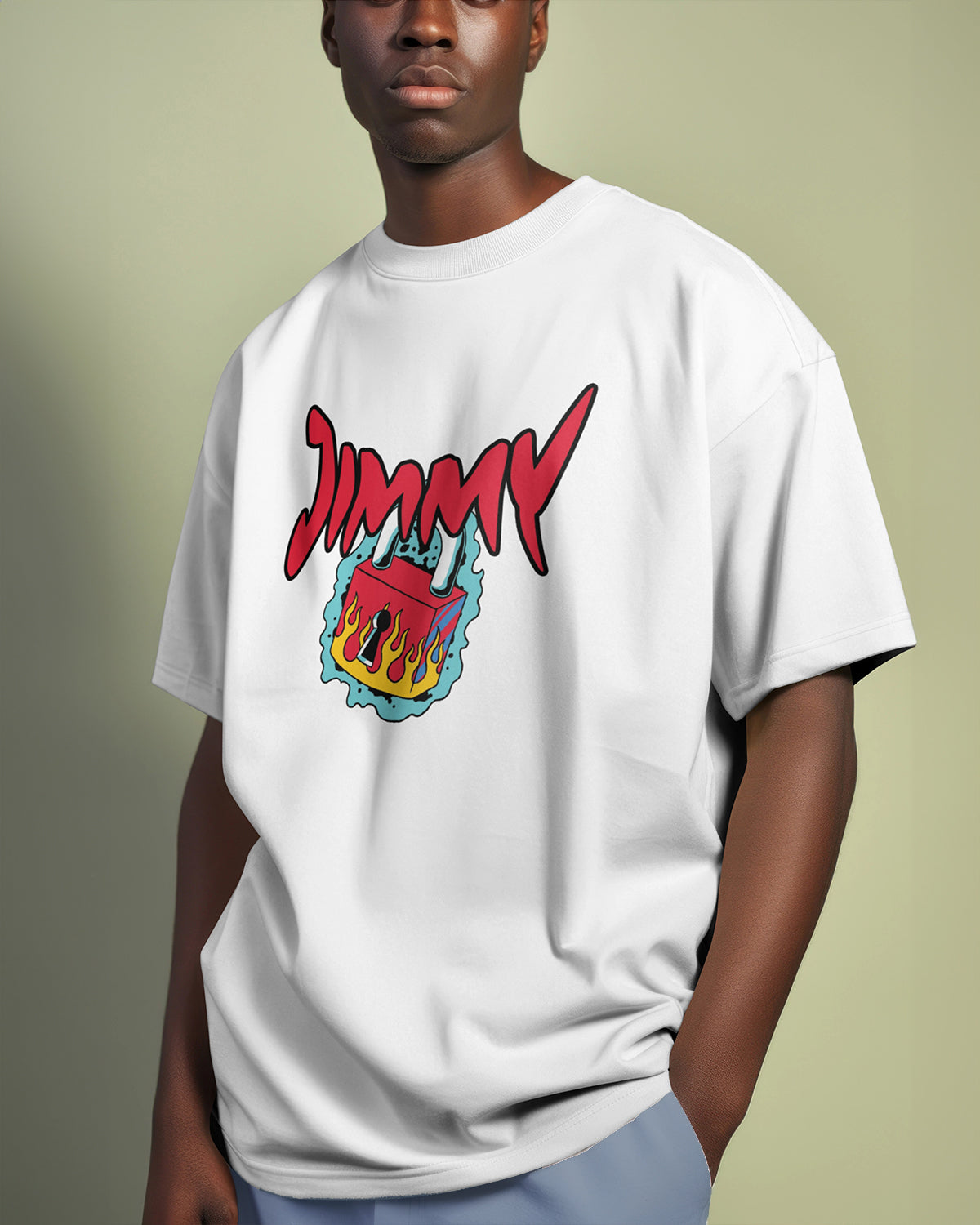 JIMMY Men s Oversized T Shirt for Men