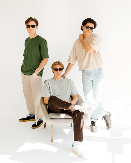 PREMIUM PACK OF 3: MILITARY GREEN, ASH GREY, BEIGE