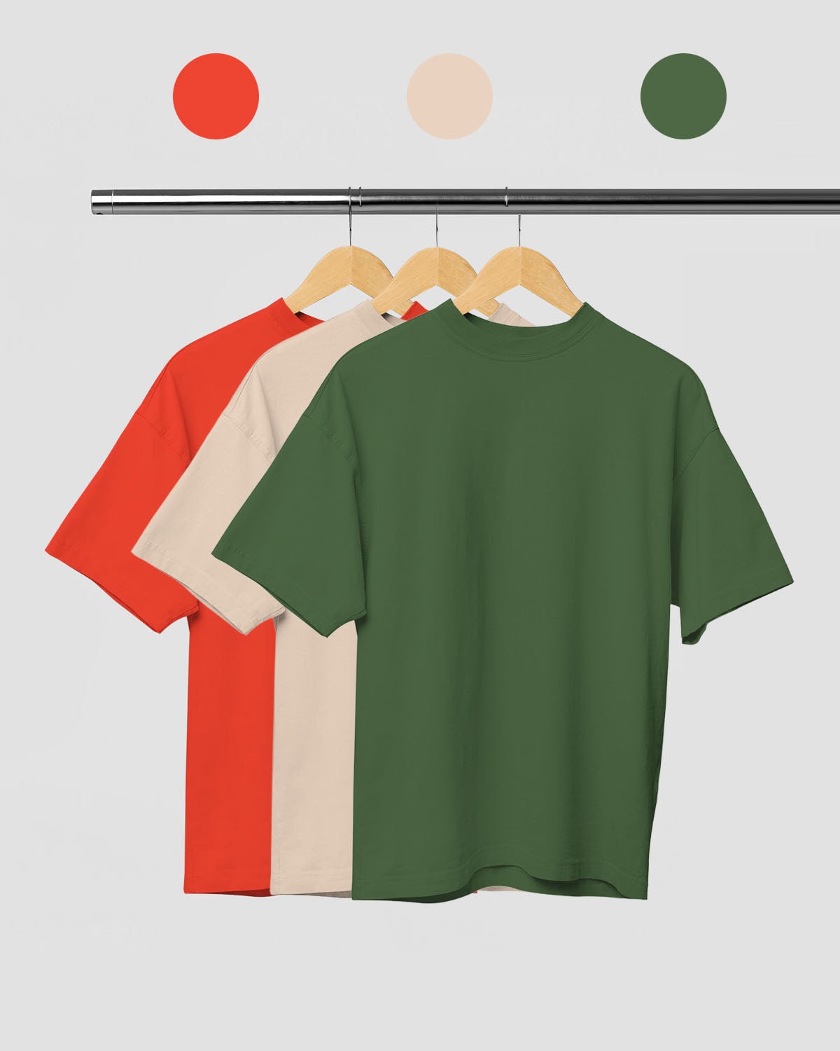PREMIUM PACK OF 3: BRICK RED, BEIGE, MILITARY GREEN