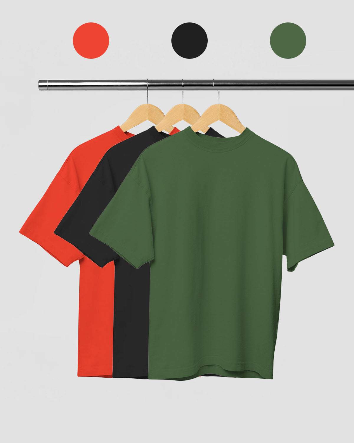 PREMIUM PACK OF 3: BRICK RED, BLACK, MILITARY GREEN