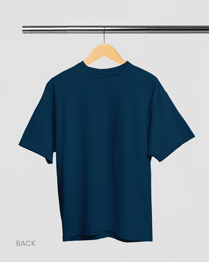 NO VALIDATION REQUIRED: NAVY BLUE OVERSIZED T-SHIRT
