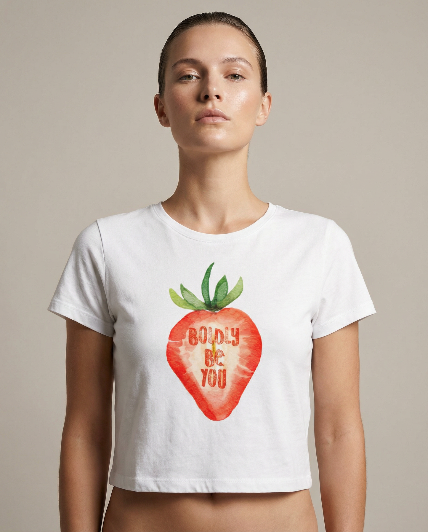 BOLDLY: WHITE CROP TOP
