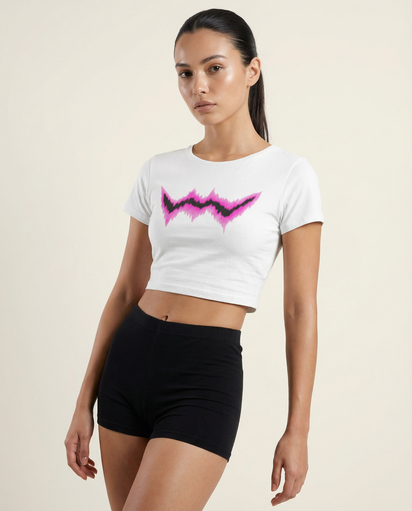 FANG: WHITE CROP TOP