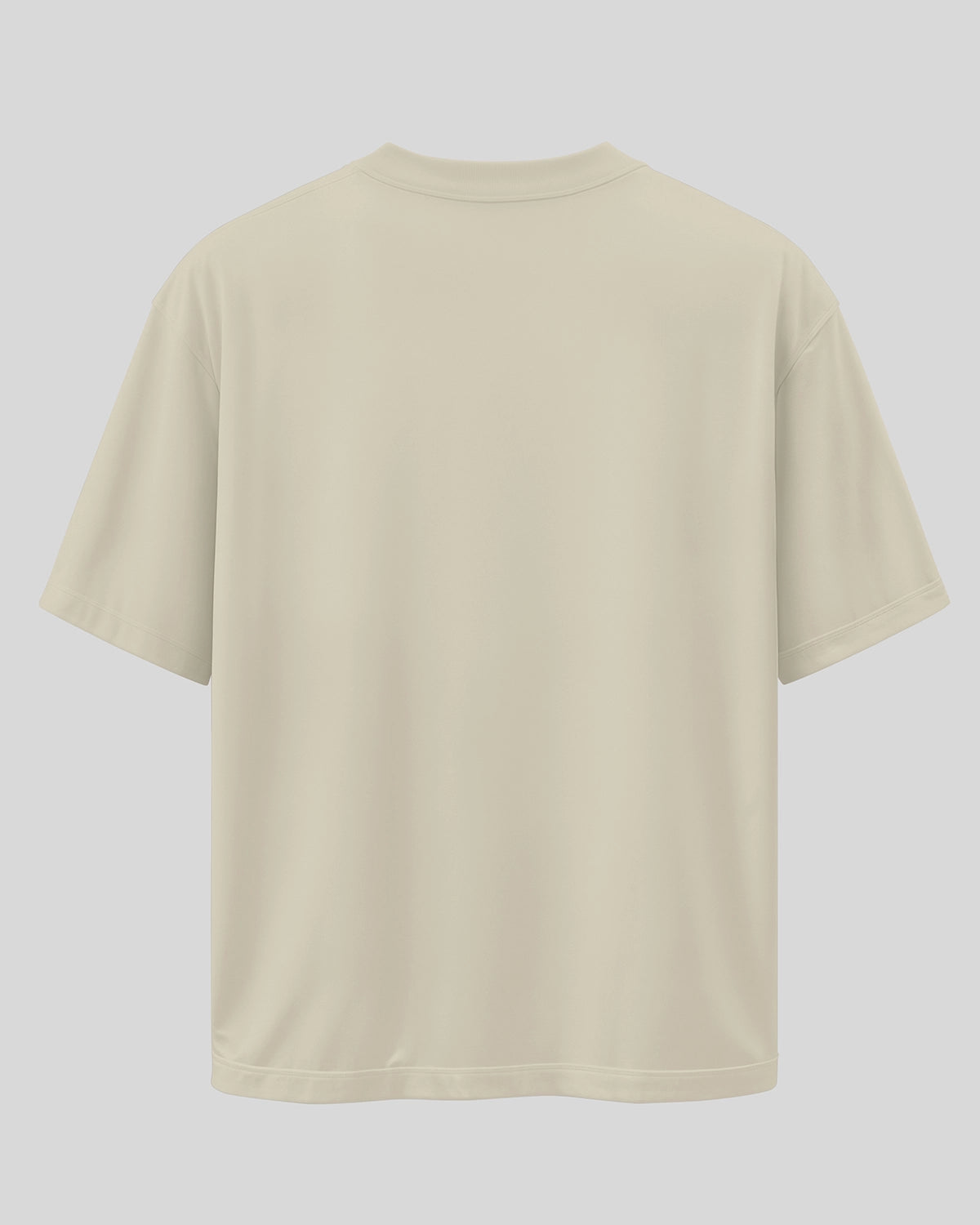 DELICATE: Off White Oversized T-Shirt For Men