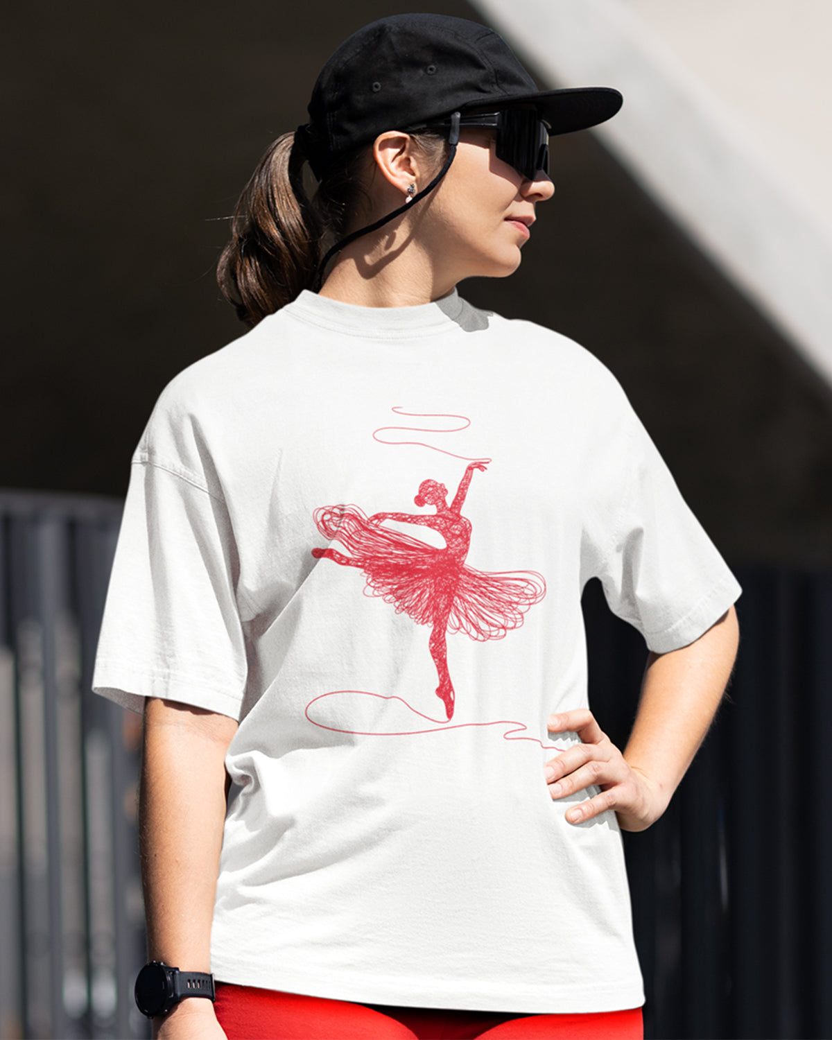 abstract-ballerina-white-oversized-t-shirt