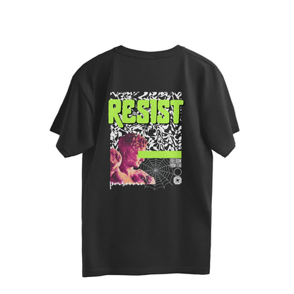 resist-black-oversized-unisex-tshirt