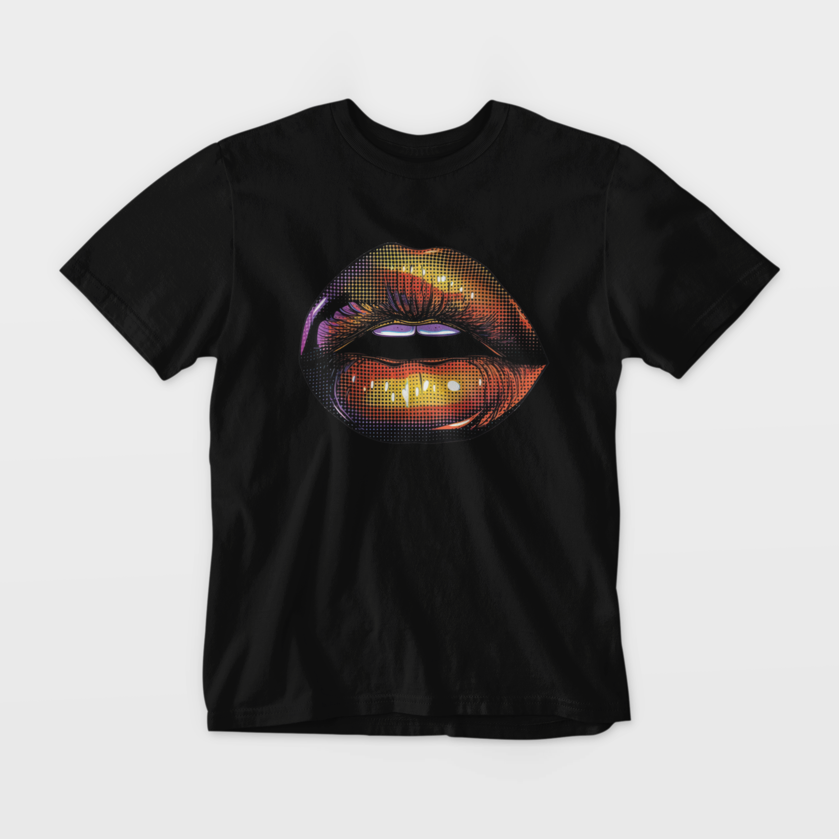 allure-black-round-neck-t-shirt