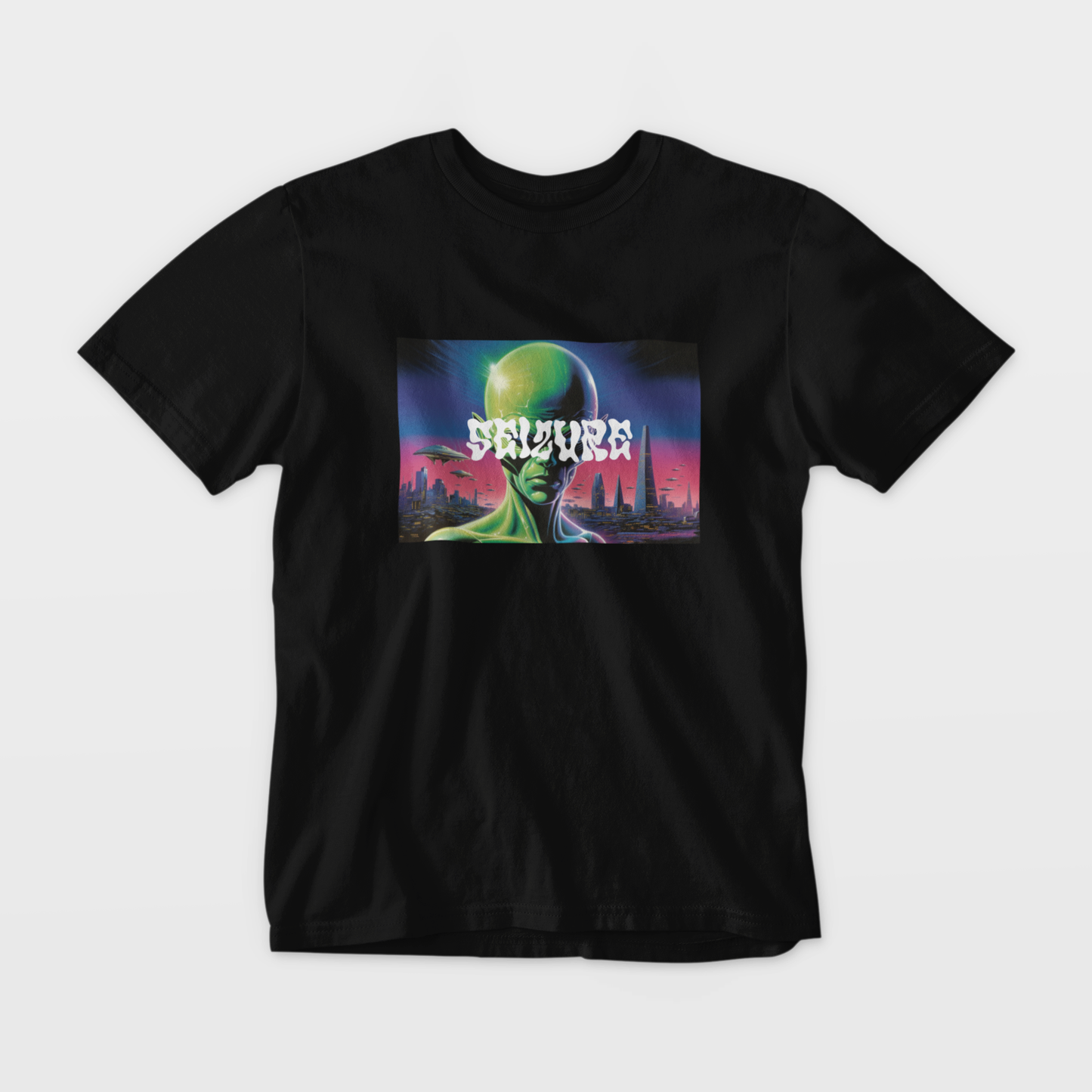 seizure-black-round-neck-t-shirt