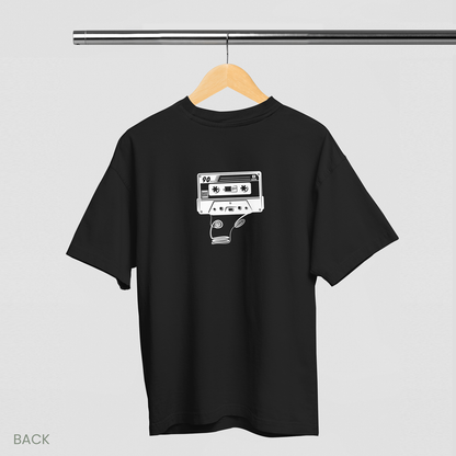 cassette-black-oversized-t-shirt-for-women