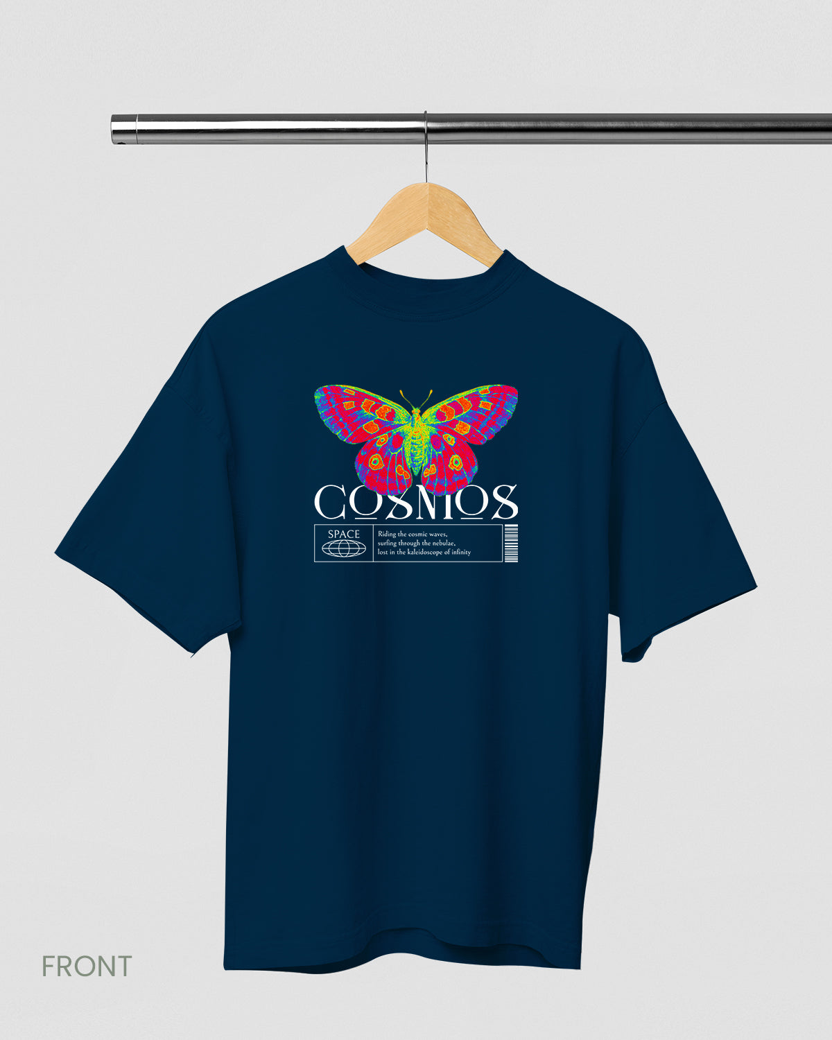 cosmos-navy-blue-oversized-t-shirt