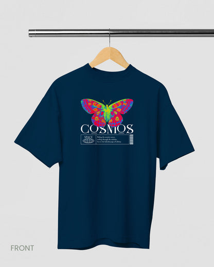 cosmos-navy-blue-oversized-t-shirt-for-women