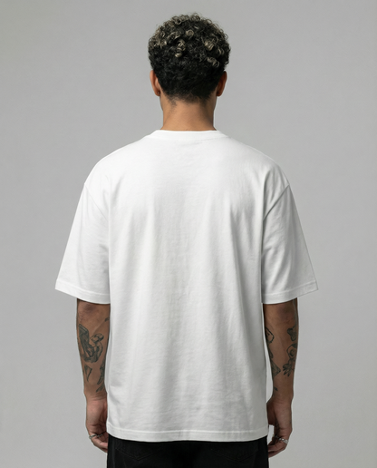 GEEK: Oversized White T-Shirt