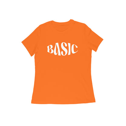 basic-womens-orange-round-neck-tee