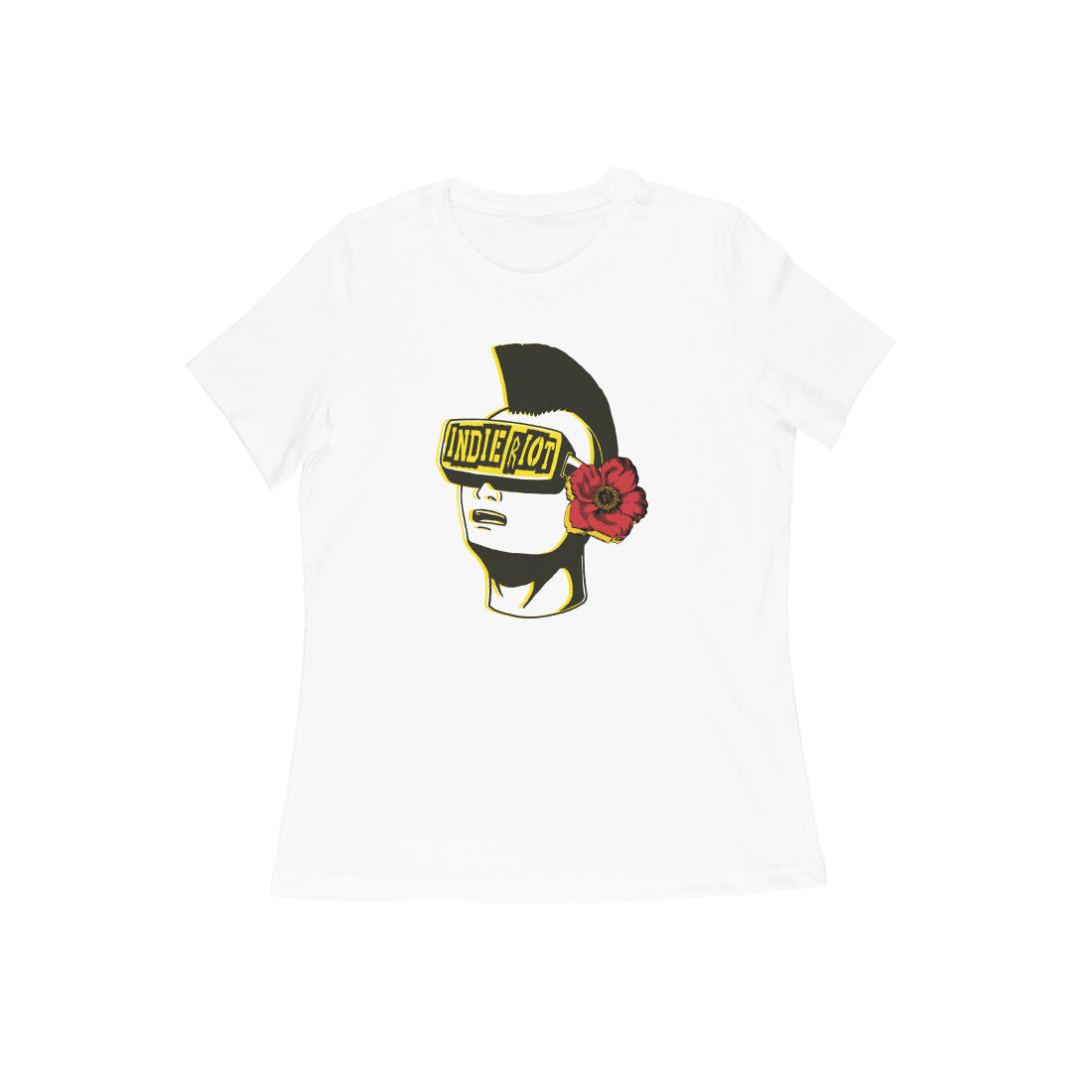 indie-riot-white-round-neck-t-shirt