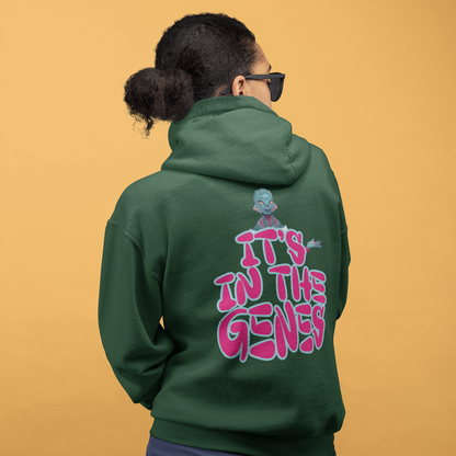 its-in-the-genes-olive-green-unisex-hoodie