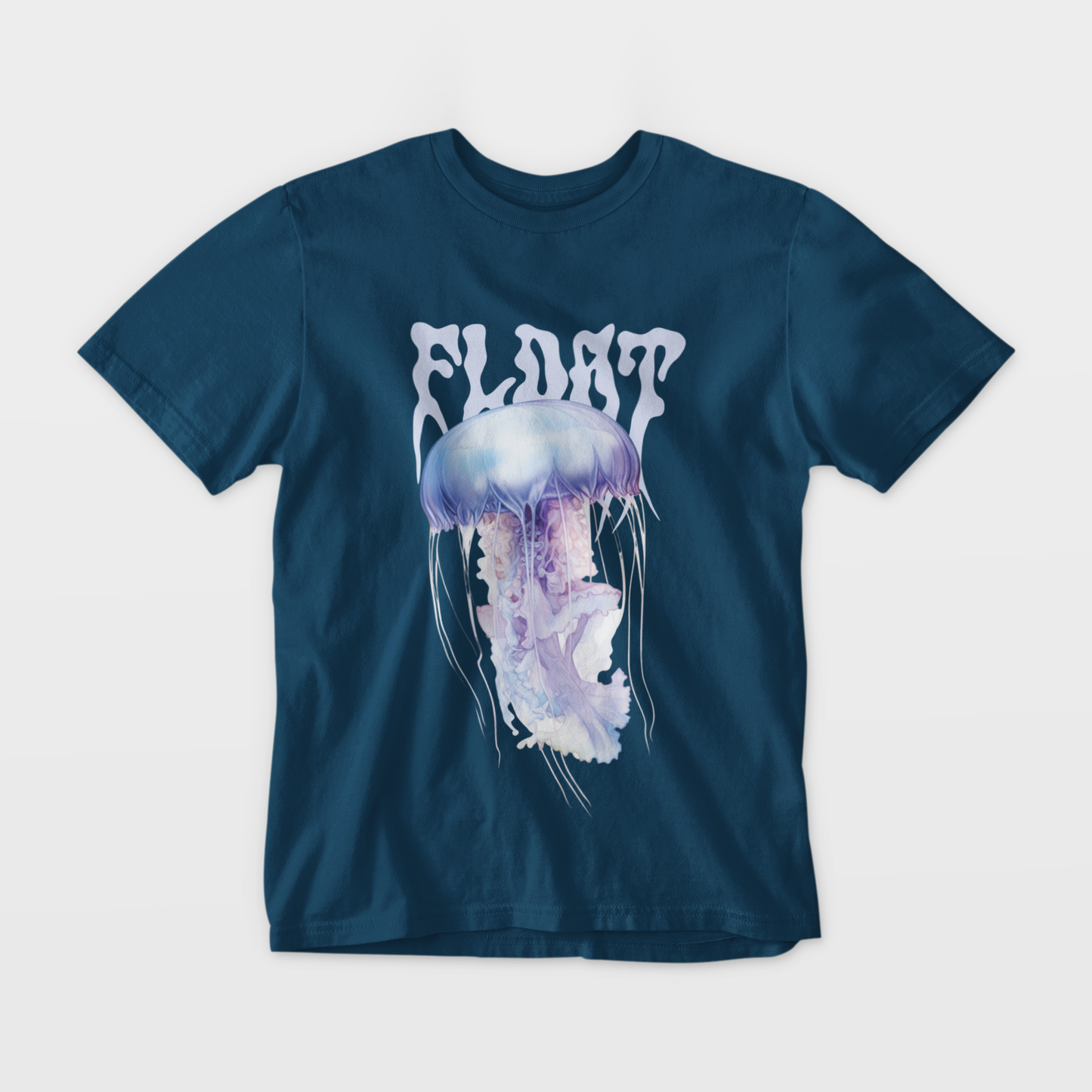 float-navy-blue-round-neck-t-shirt