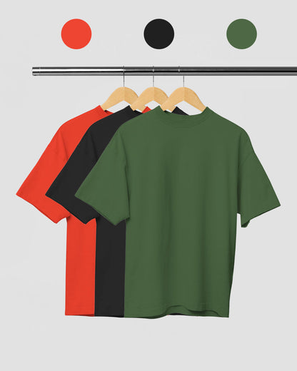 PREMIUM PACK OF 3: BRICK RED, BLACK, MILITARY GREEN