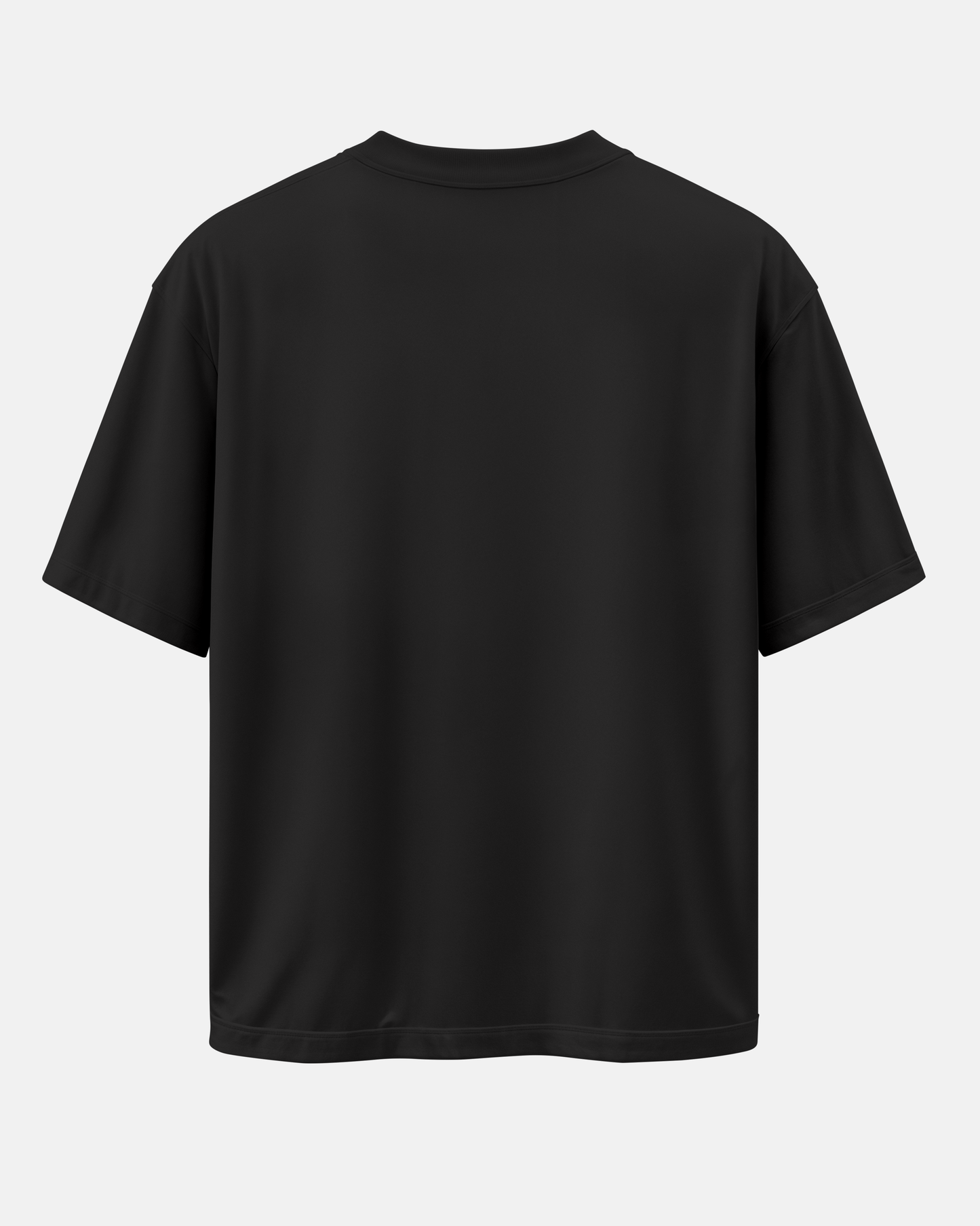 ZERO GRAVITY: Black Oversized T-Shirt