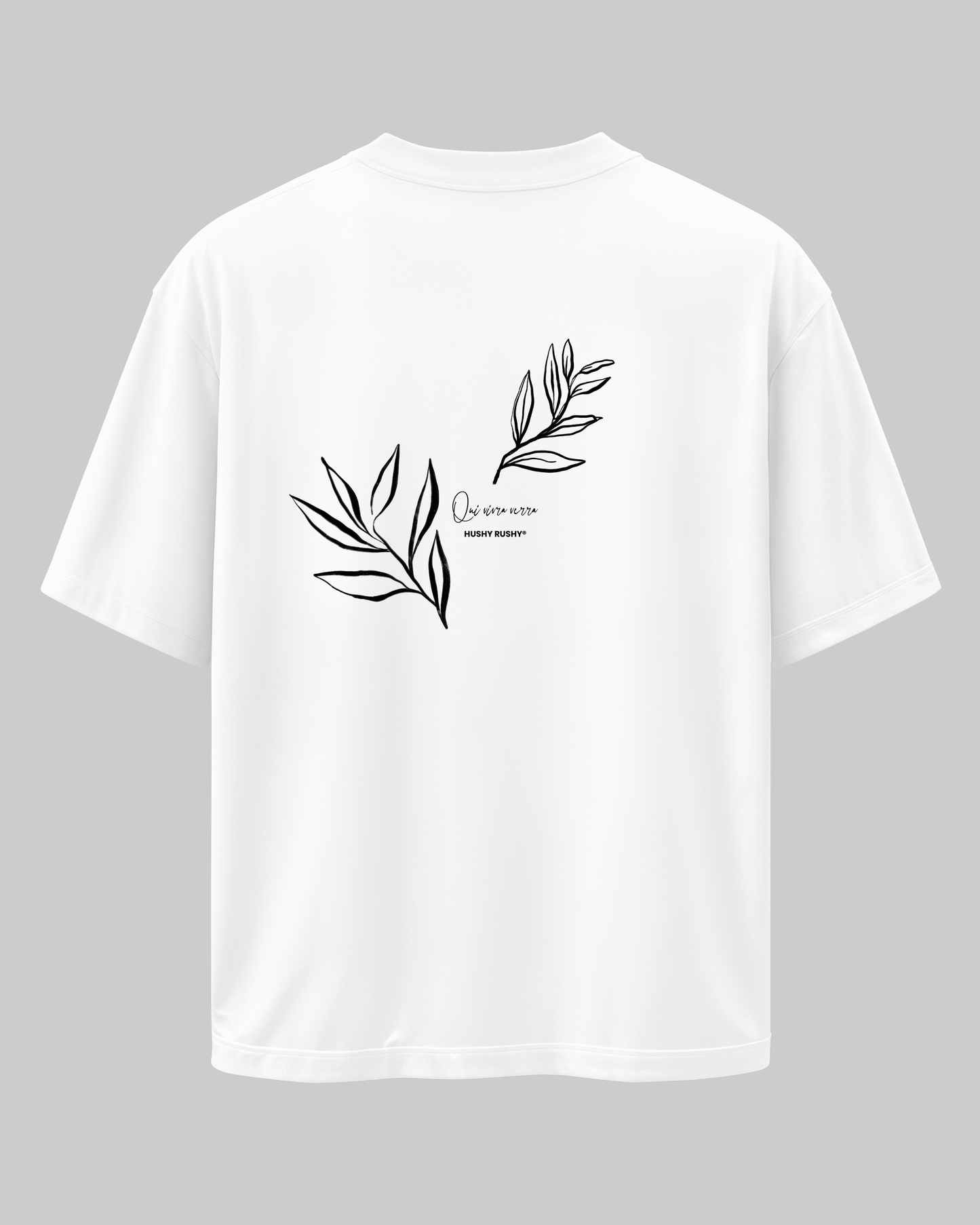 QUI VERRA VERRA: White Oversized T-Shirt