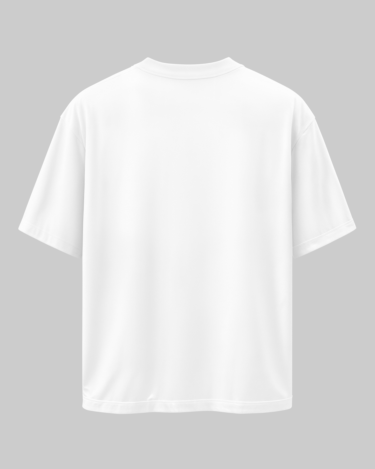 SERIAL OVERTHINKER: White Oversized T-Shirt