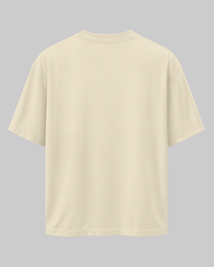 SHARK: Off-White Printed T-Shirt