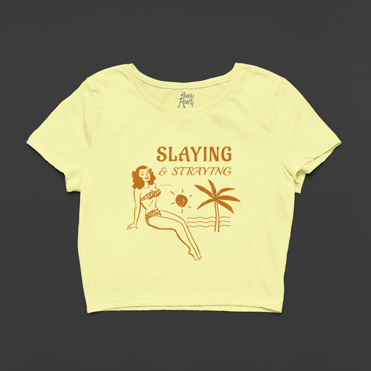 slaying-butter-yellow-crop-top