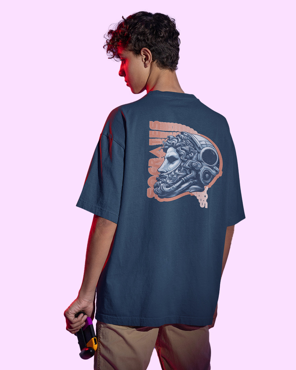 socrates-navy-blue-oversized-tshirt