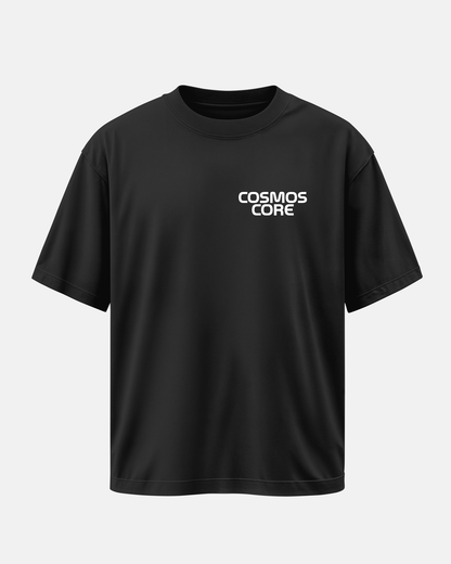 Black Oversized T-Shirt: Space Bound