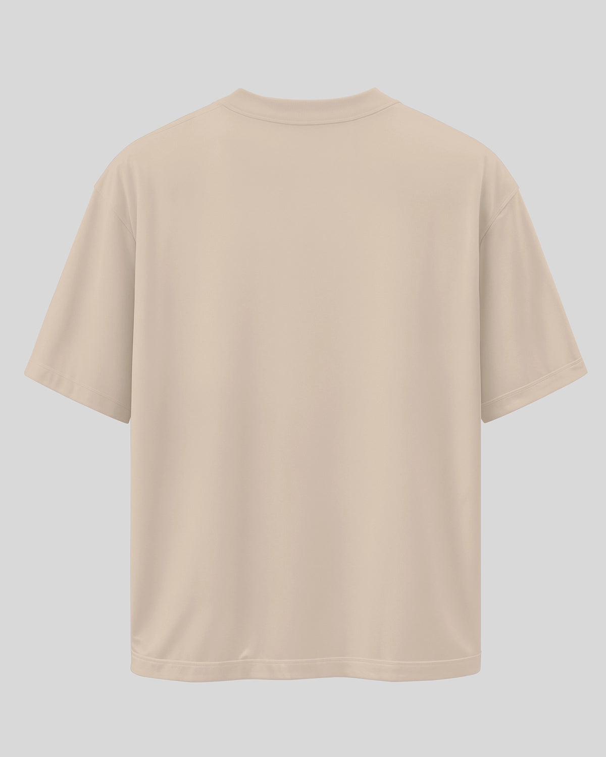 TULIP: Beige Premium Oversized T-Shirt for Men